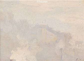 Nevoeiro no Morro de Santo Antonio - Eliseu d’Angelo Visconti