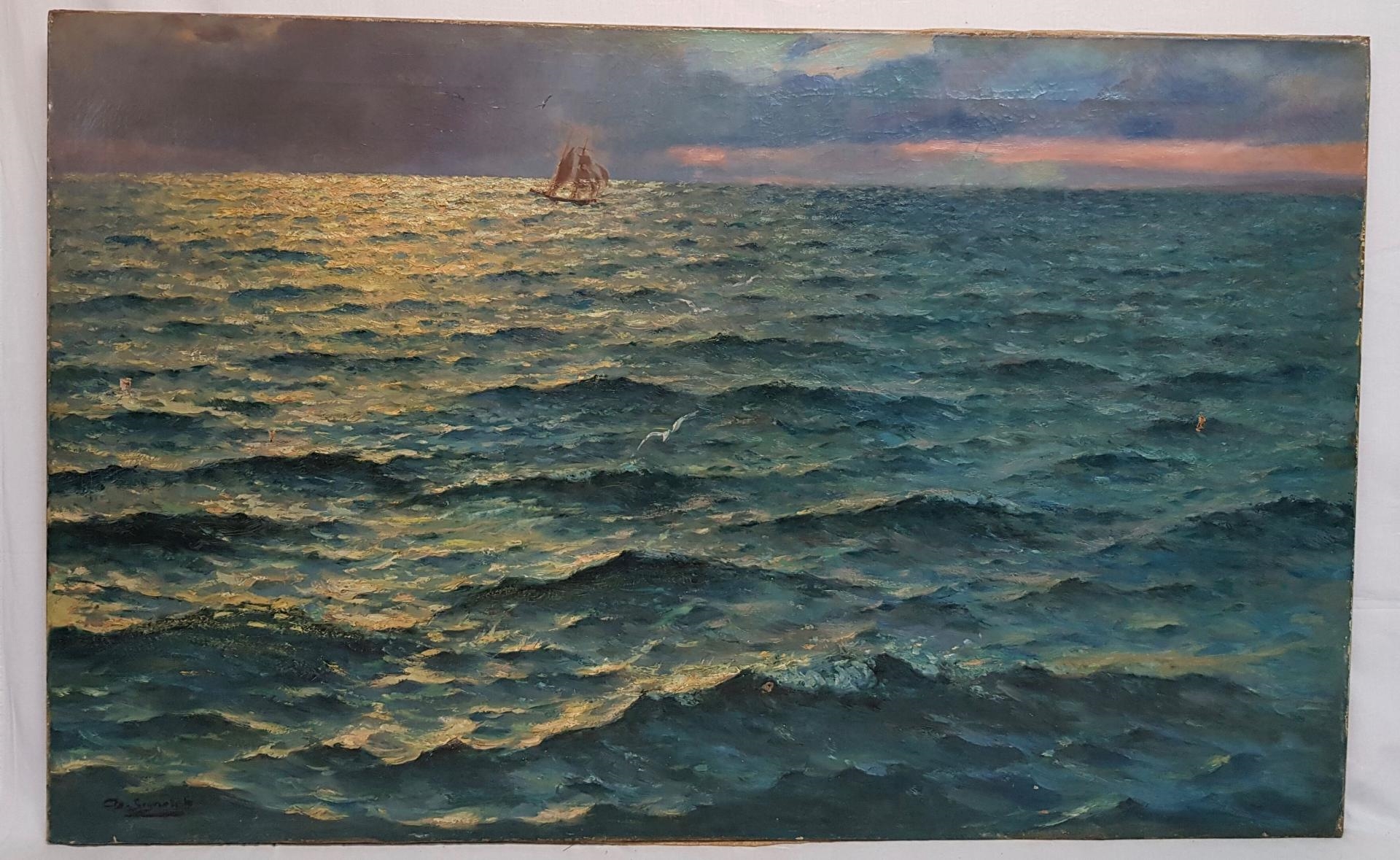 Charles Louis Signoret | Bateau en mer | MutualArt