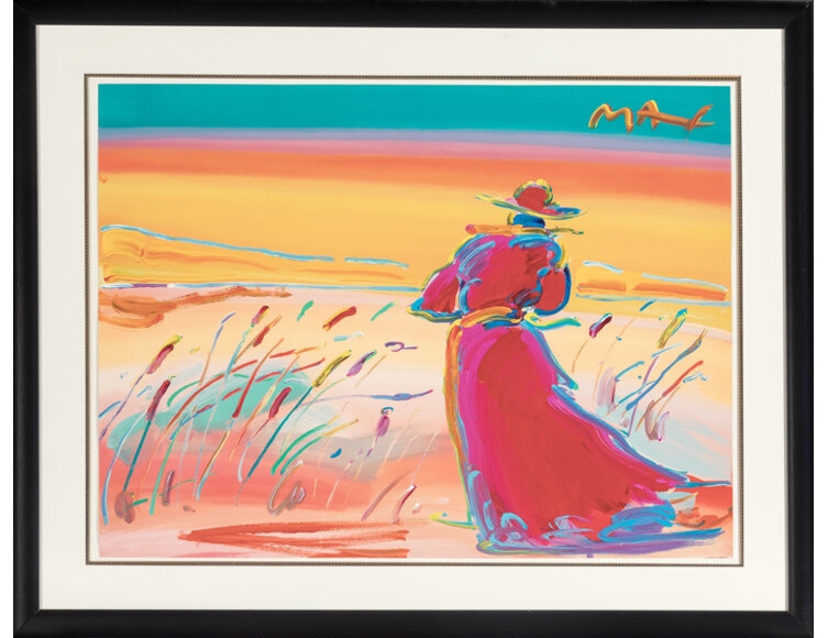 Peter Max | Walking in the Reeds III No. 10 | MutualArt