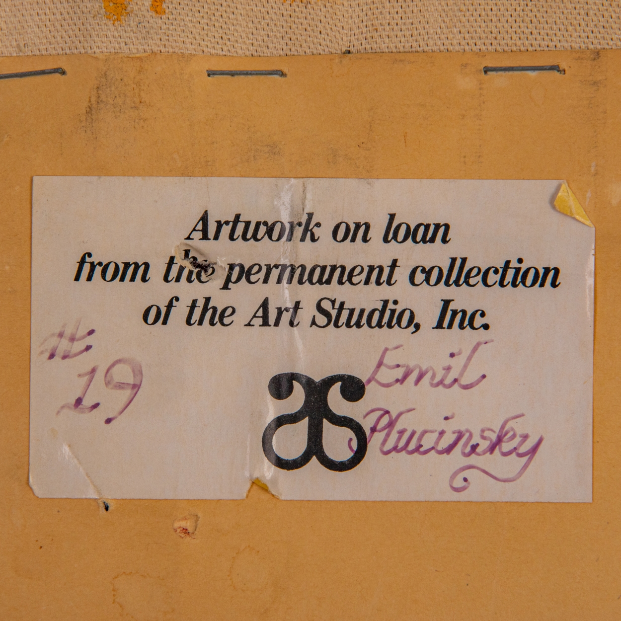 Artwork by Emil Plucinsky, Untitled, Made of Oil on board