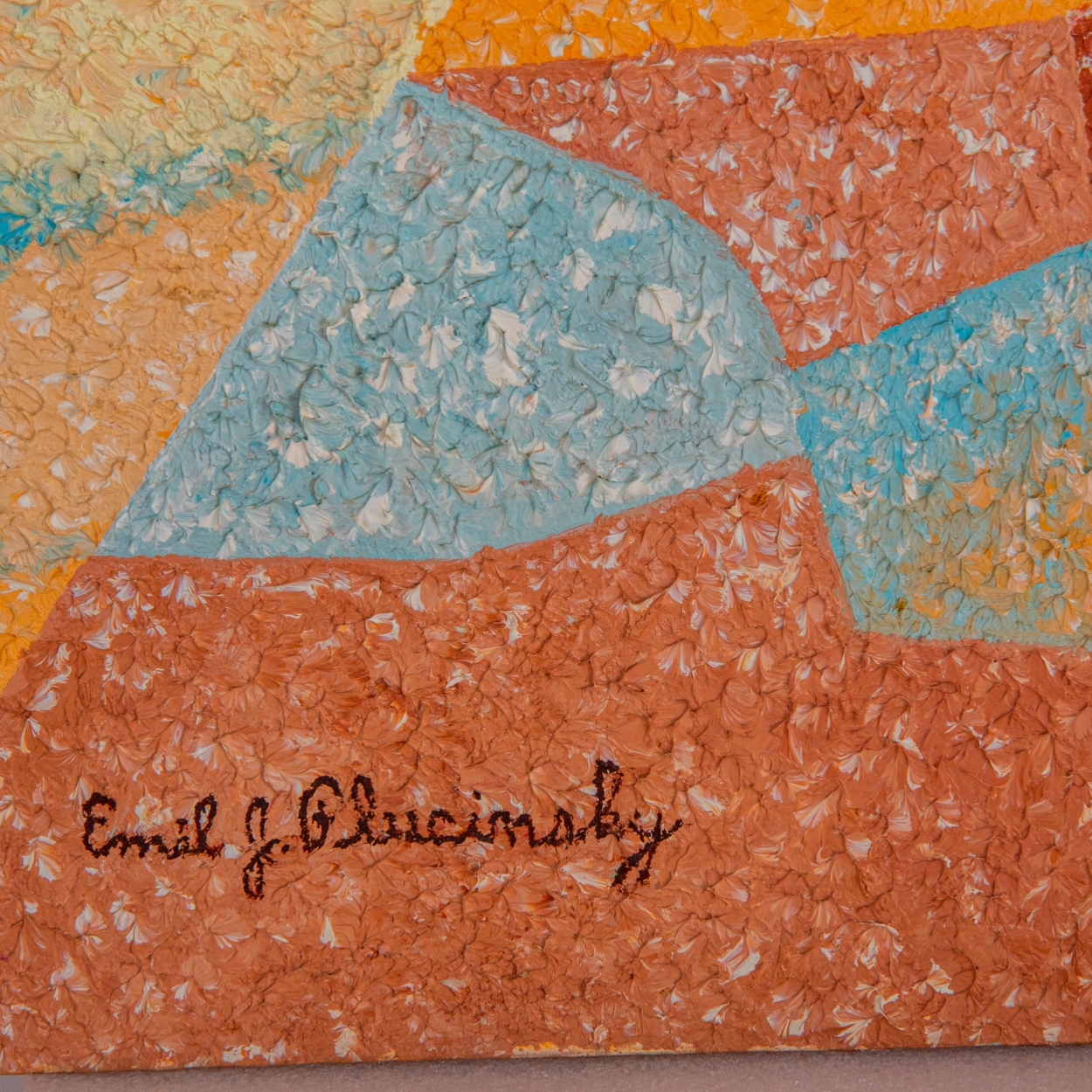 Artwork by Emil Plucinsky, Untitled, Made of Oil on board