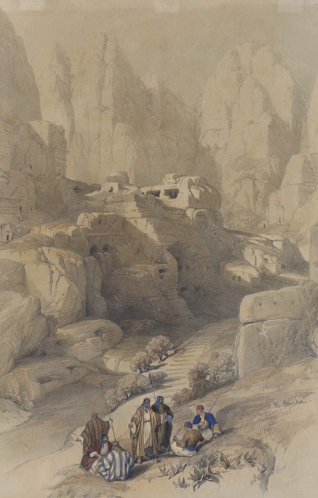 David Roberts | 'Ascent of the Lower Range of Sinai' (1839) | MutualArt