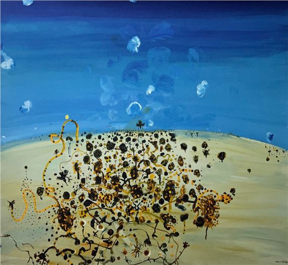 A Field of Wattles by John Olsen, 2010
