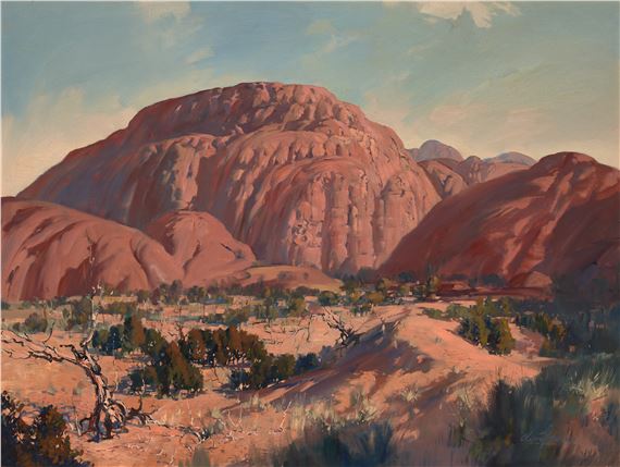 Approach to Katajuta (The Olgas) by Alan Robert Colquhoun Grieve