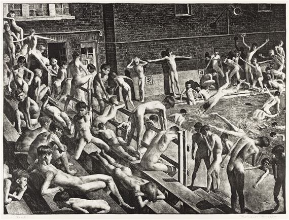 The Pool by Robert Riggs, Circa 1933