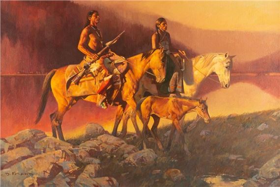 David Mann | Riders of the Long Shadows | MutualArt