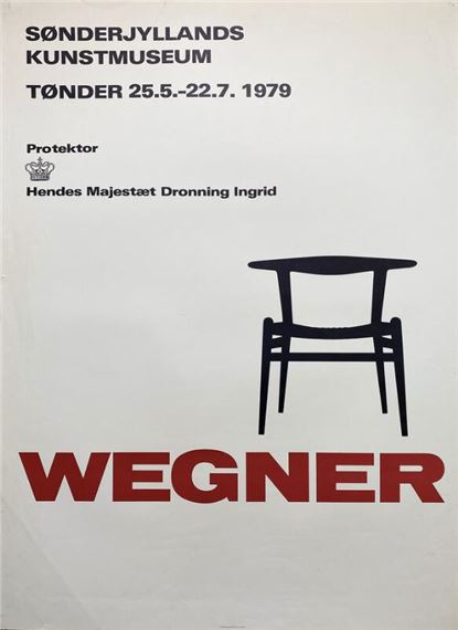 Hans J. Wegner | Exhibition poster (1979) | MutualArt