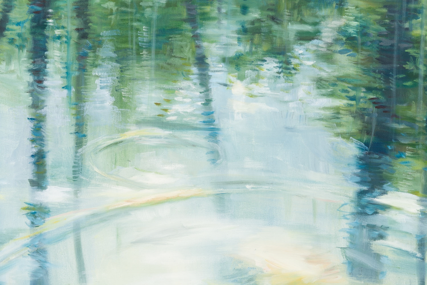 Artwork by Karolina Dyduch, Reflections, Made of canvas