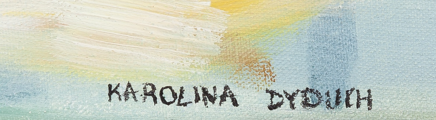 Artwork by Karolina Dyduch, Reflections, Made of canvas