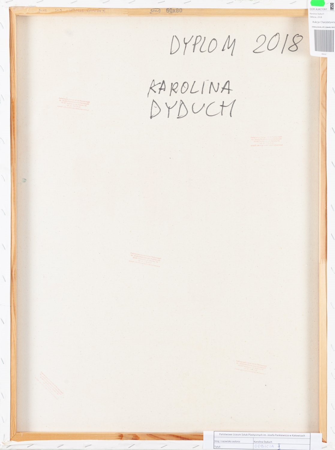 Artwork by Karolina Dyduch, Reflections, Made of canvas