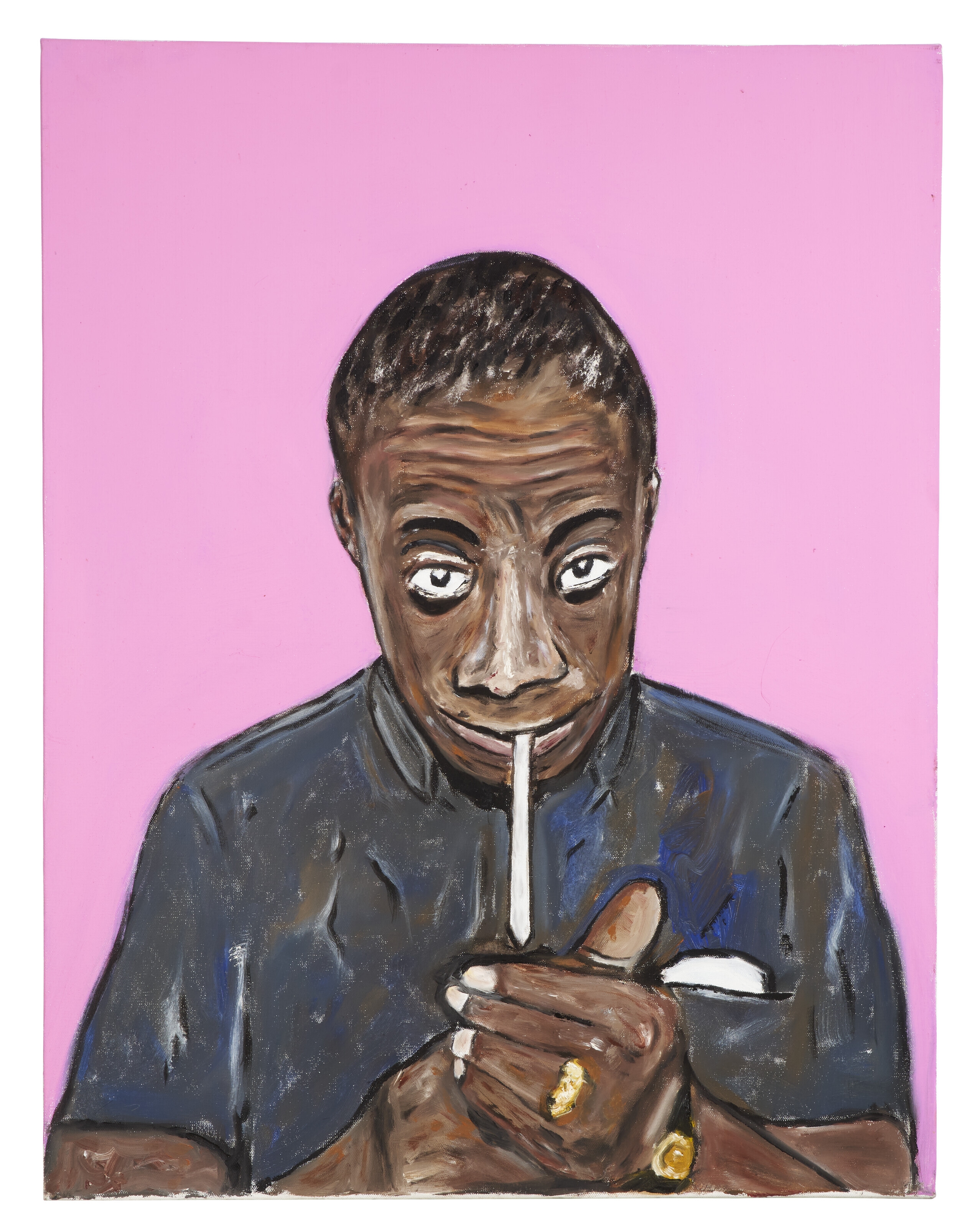 Garrett Rittenberg | Portrait of James Baldwin (2018) | MutualArt