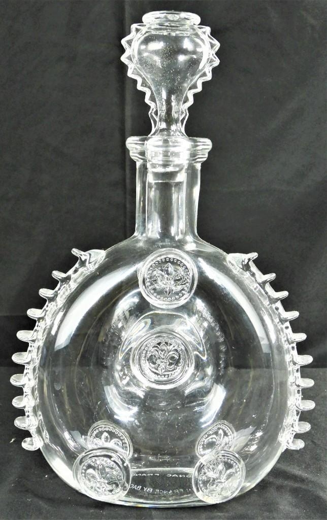 Lot - PAIR OF BACCARAT CLEAR CRYSTAL LOUIS XIII COGNAC DECANTERS