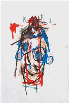 Studys / Mixed media on paper / Titled and signed on the back / - Edward Goss