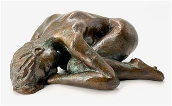 L'abandon / Lost wax bronze with brown patina / Numbered - Rosalinda Donnadieu