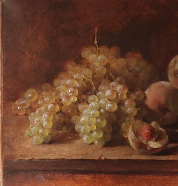 Artwork by Mathieu Kohler, Still life with fruits, Made of Oil on canvas