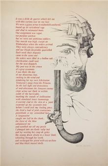 BURNETT Virgil Lithograph signed in the lower right corner - Virgil Burnett