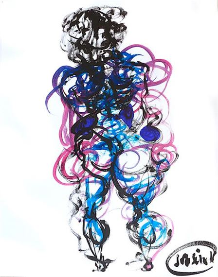 Untitled / Inks on paper / Signed and dated by Jean-Paul Muslin