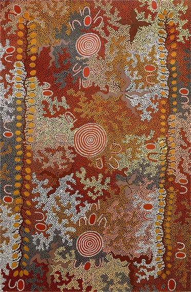 Dream of the forest fire / Acrylic on canvas / - Amy Pepperil Pultara