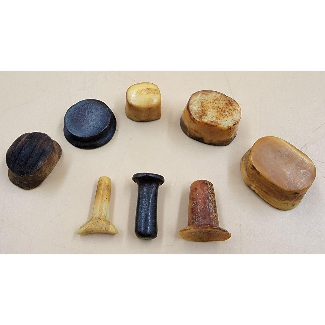 Unknown | Lot Of 8 Antique Alaskan / Inuit Labrets Very Early | MutualArt
