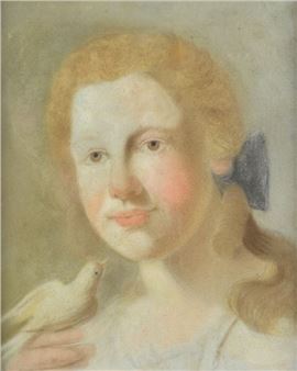 Portrait of a girl - Giuseppe Antonio Fabbrini