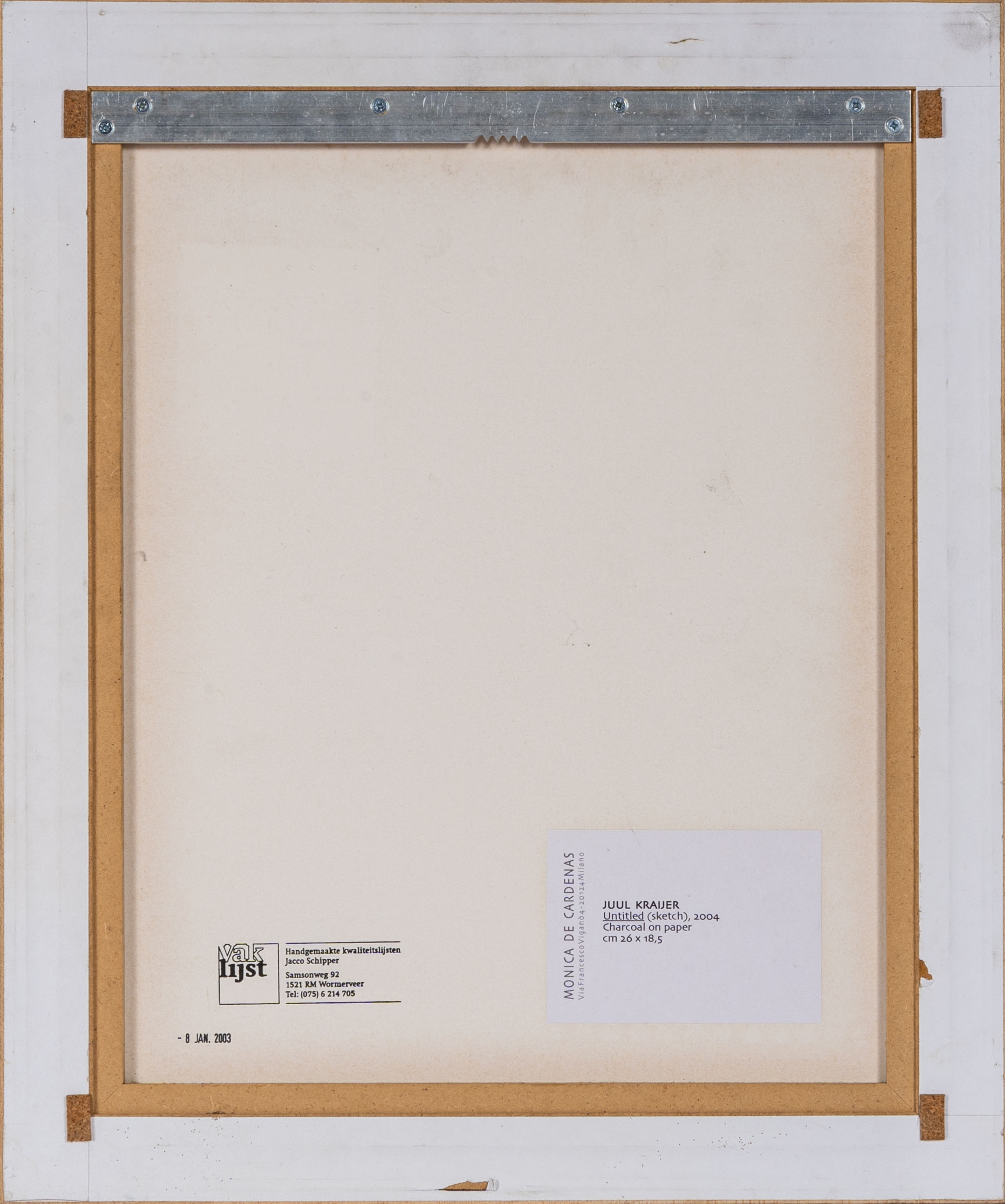 Artwork by Juul Kraijer, Untitled (sketch), Made of Charcoal on paper