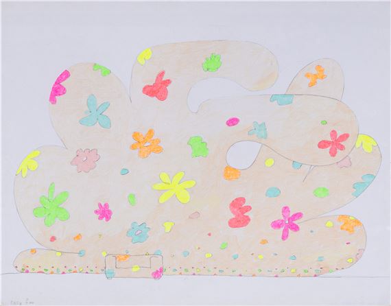 Easy fun (design for wallpaper and couch) by Lilly van der Stocker, 2001