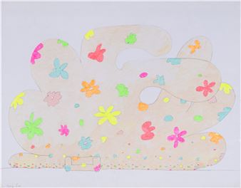 Easy fun (design for wallpaper and couch) - Lilly van der Stocker