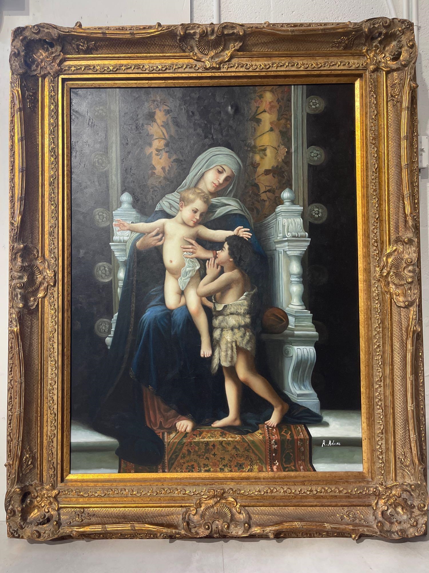 R. Adams | Oil on canvas signed R.Adams | MutualArt