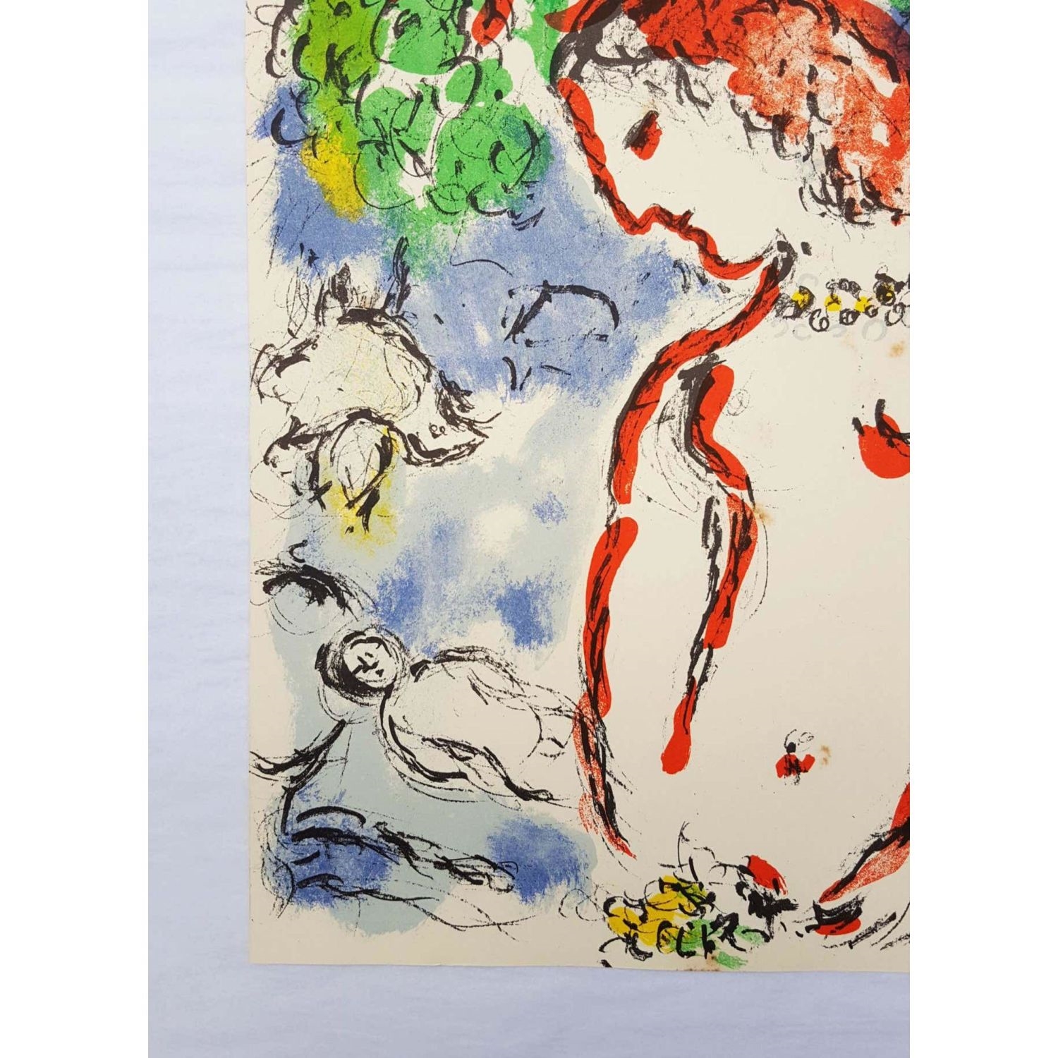 Marc Chagall | Marc Chagall (1887-1985) Lithograph Jour de Printemps ...