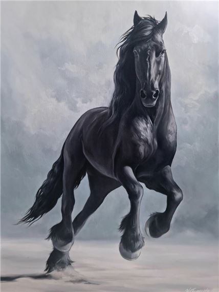 Black heart 2 by Weronika Formejster, 2022