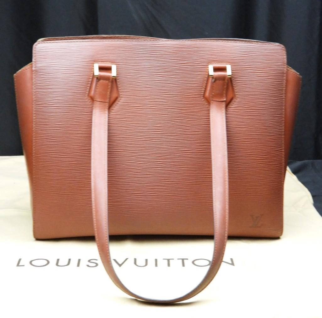 Louis Vuitton Louis Vuitton Kenyan fawn epi leather duplex bag