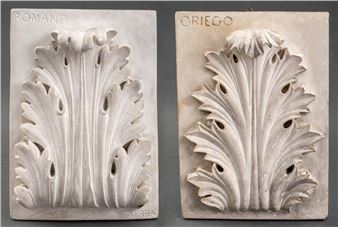 Cast Plaster Acanthus Leaf Reliefs, 2 - J. Serra