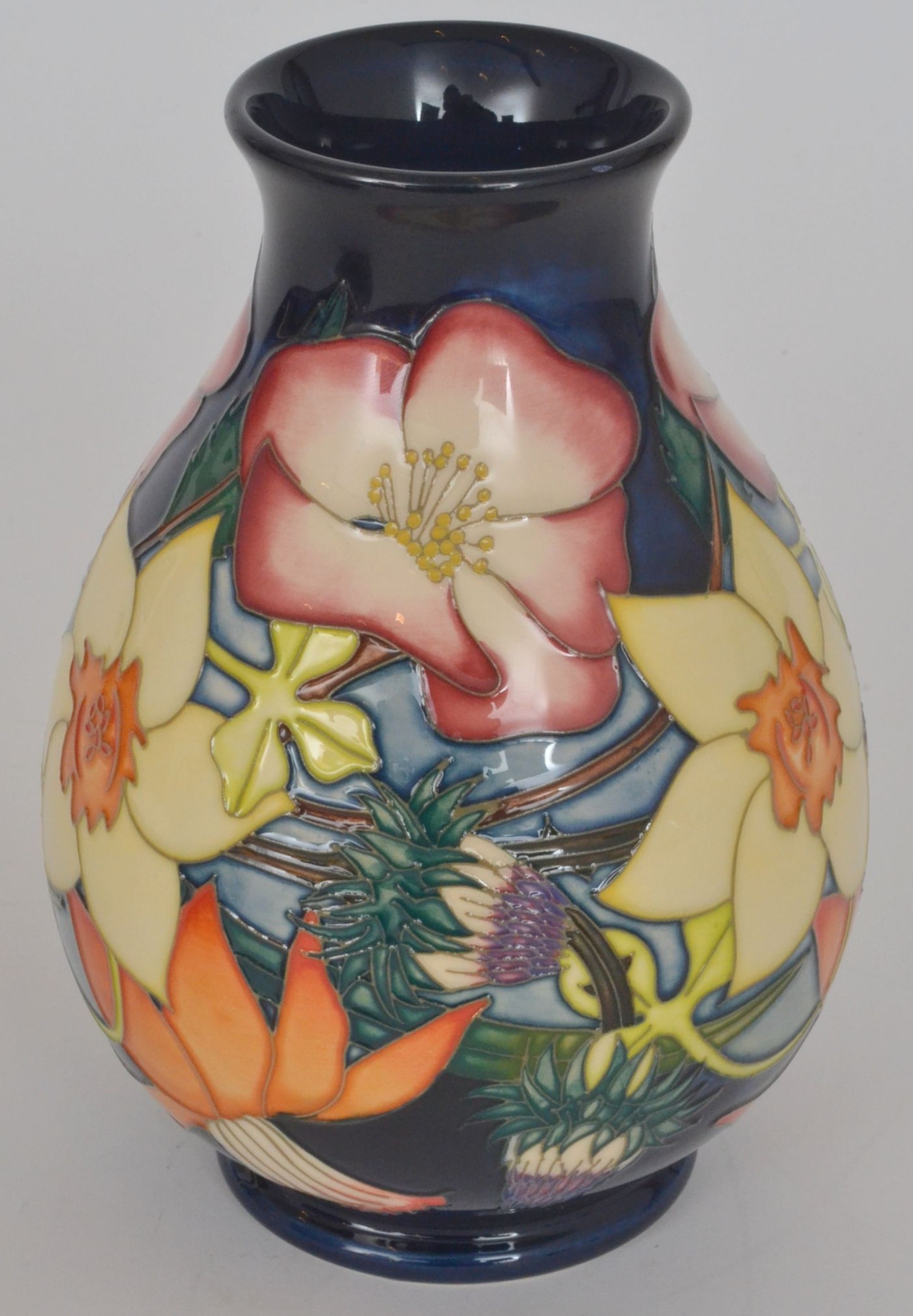 William Moorcroft A Moorcroft Pottery vase in the Golden Jubilee
