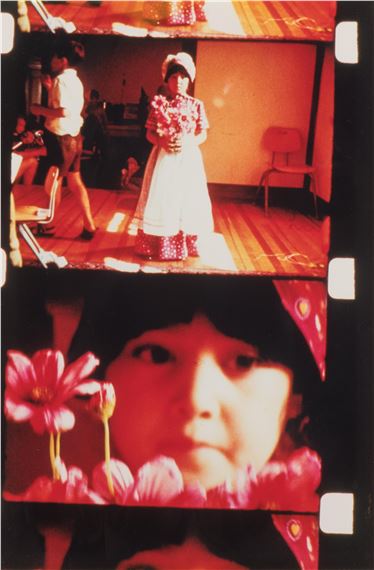 Kyoko, Yoko Ono's daughter on her 7th Birthday by Jonas Mekas, c. 1969