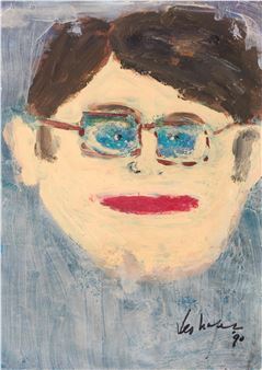 Portrait of the writer Remco Campert - Hans Verhaegen