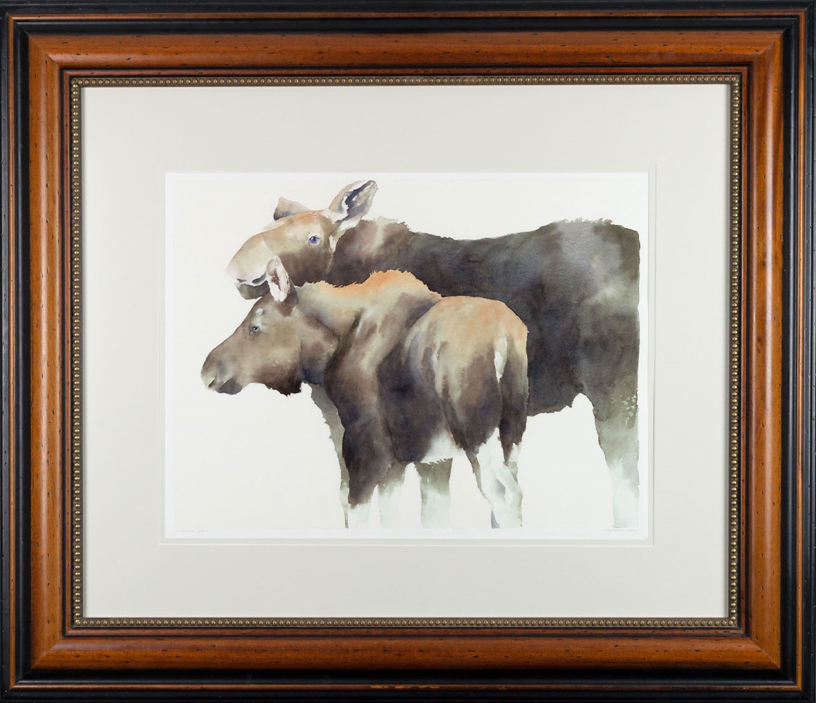 Artwork by September Vhay, September Vhay (1960-) Celestial Pair, Made of watercolor on paper