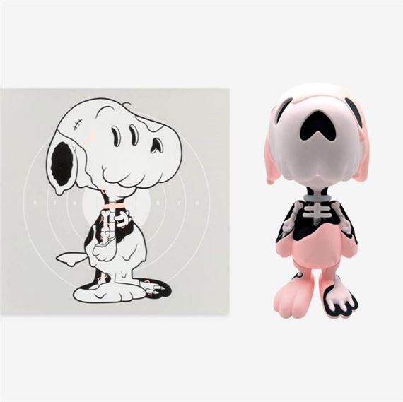 Cote Escriva Creepy Dog pink フィギュア