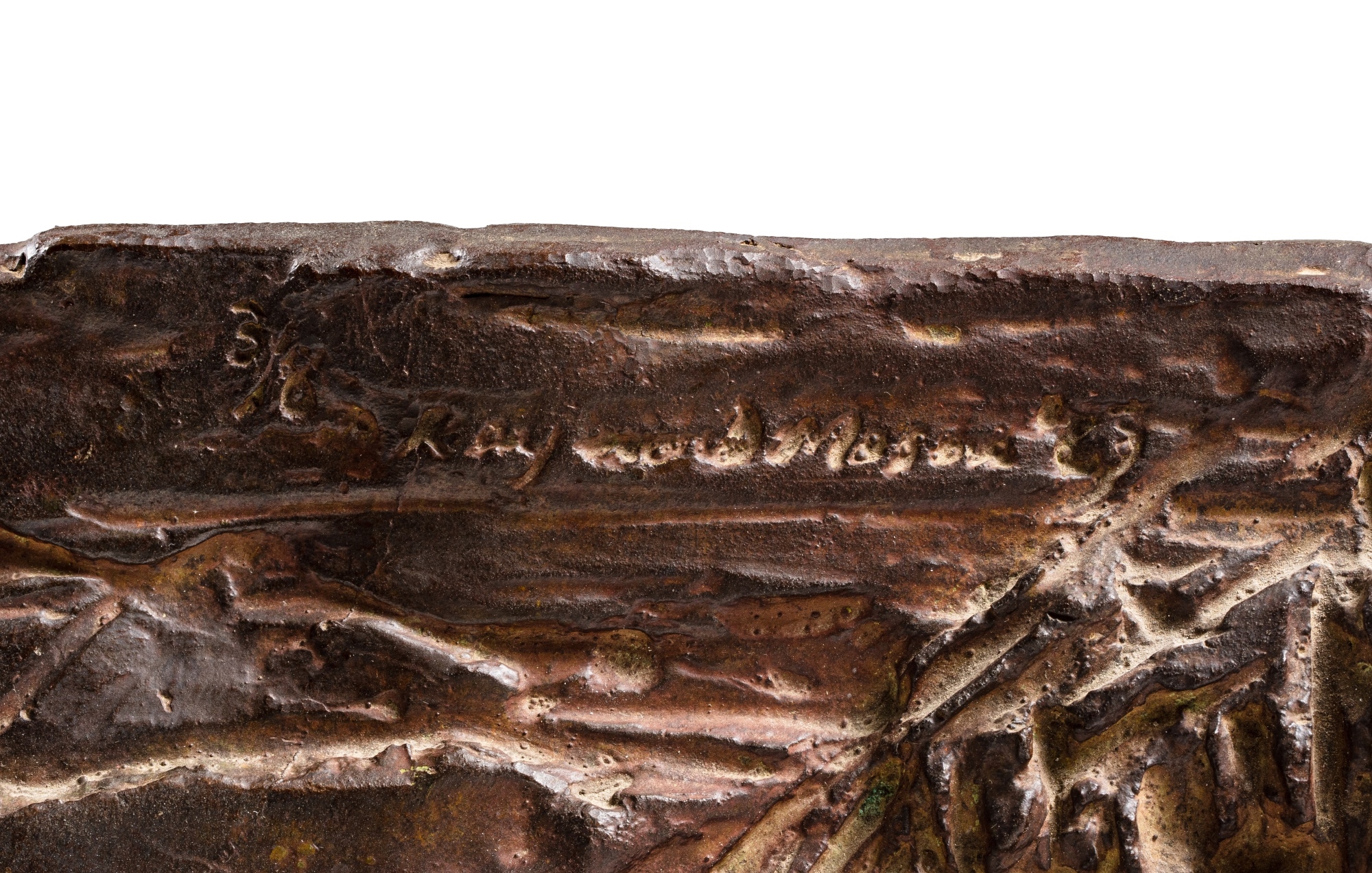 Artwork by Raymond Mason, Sans titre, Made of bronze