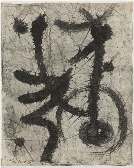 (The cyclist) by Willy Boers, 1951 4/1