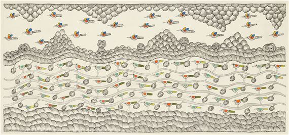 Untitled (Gond Art) by Suresh Kumar Dhurve, 2010