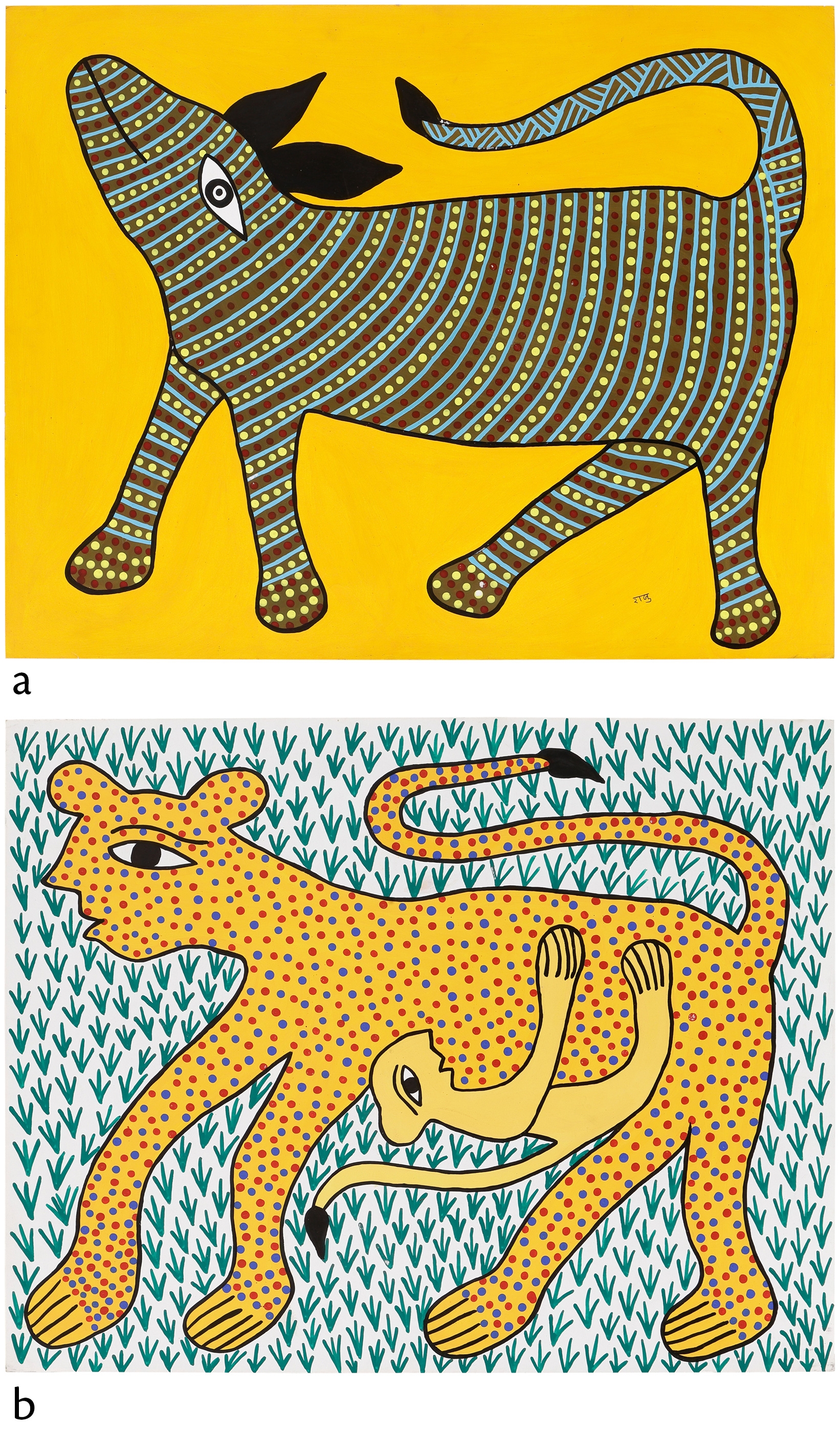 Artwork by Raju Jogi, Untitled, Made of Acrylic on paper