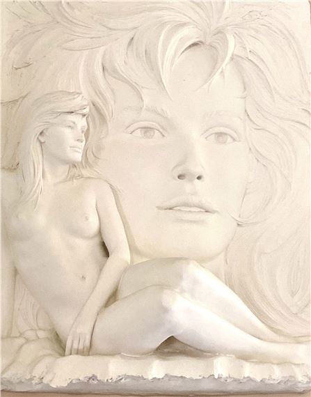 Bill Mack "Visions" Bonded Sand Sculpture by Bill Mack, 1993