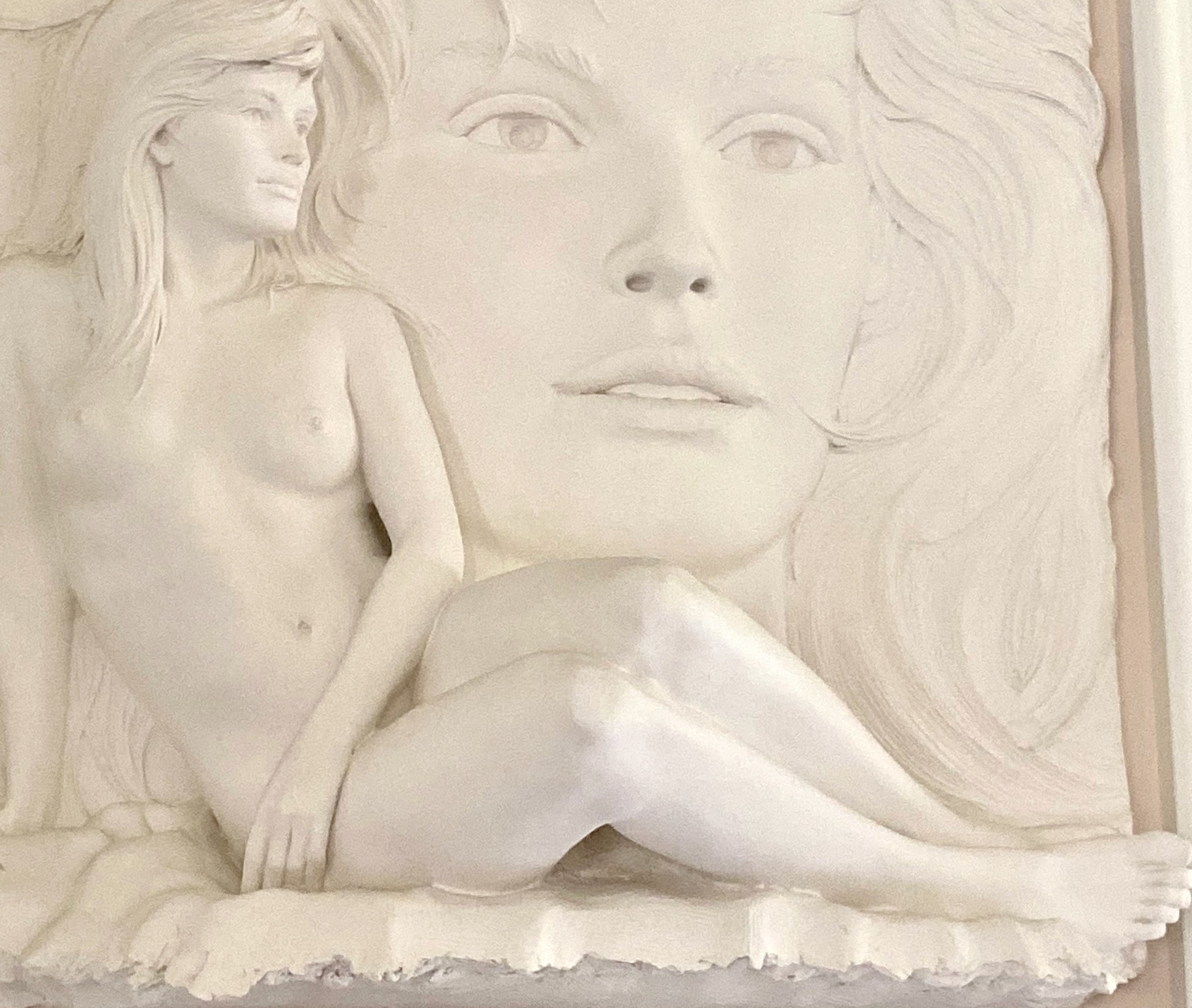 Artwork by Bill Mack, Bill Mack "Visions" Bonded Sand Sculpture, Made of sand sculpture