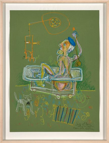 Study of John Olsen Taking His Bath by Victor Rubin, March 2010