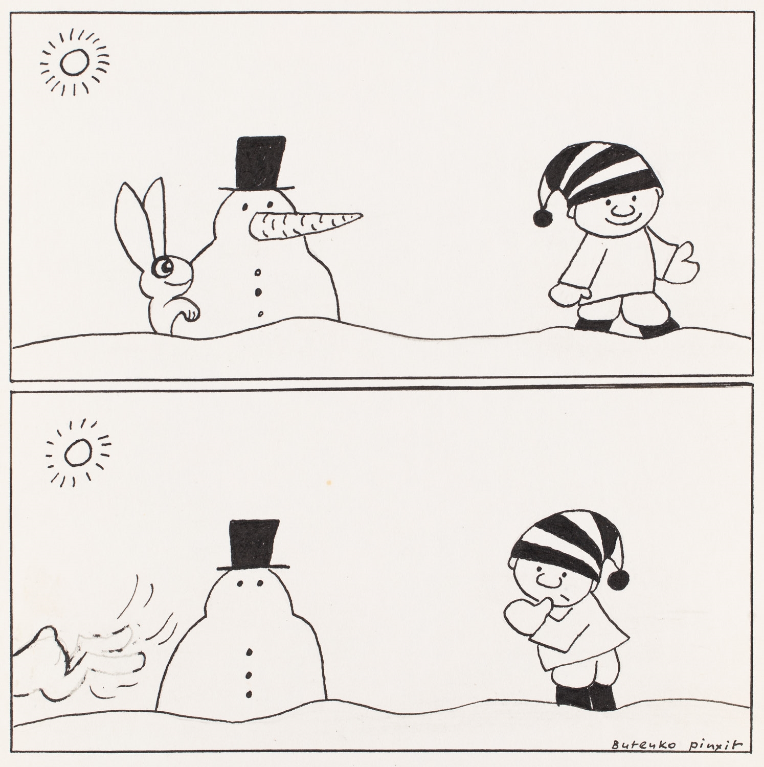 Snowman by Bohdan Butenko