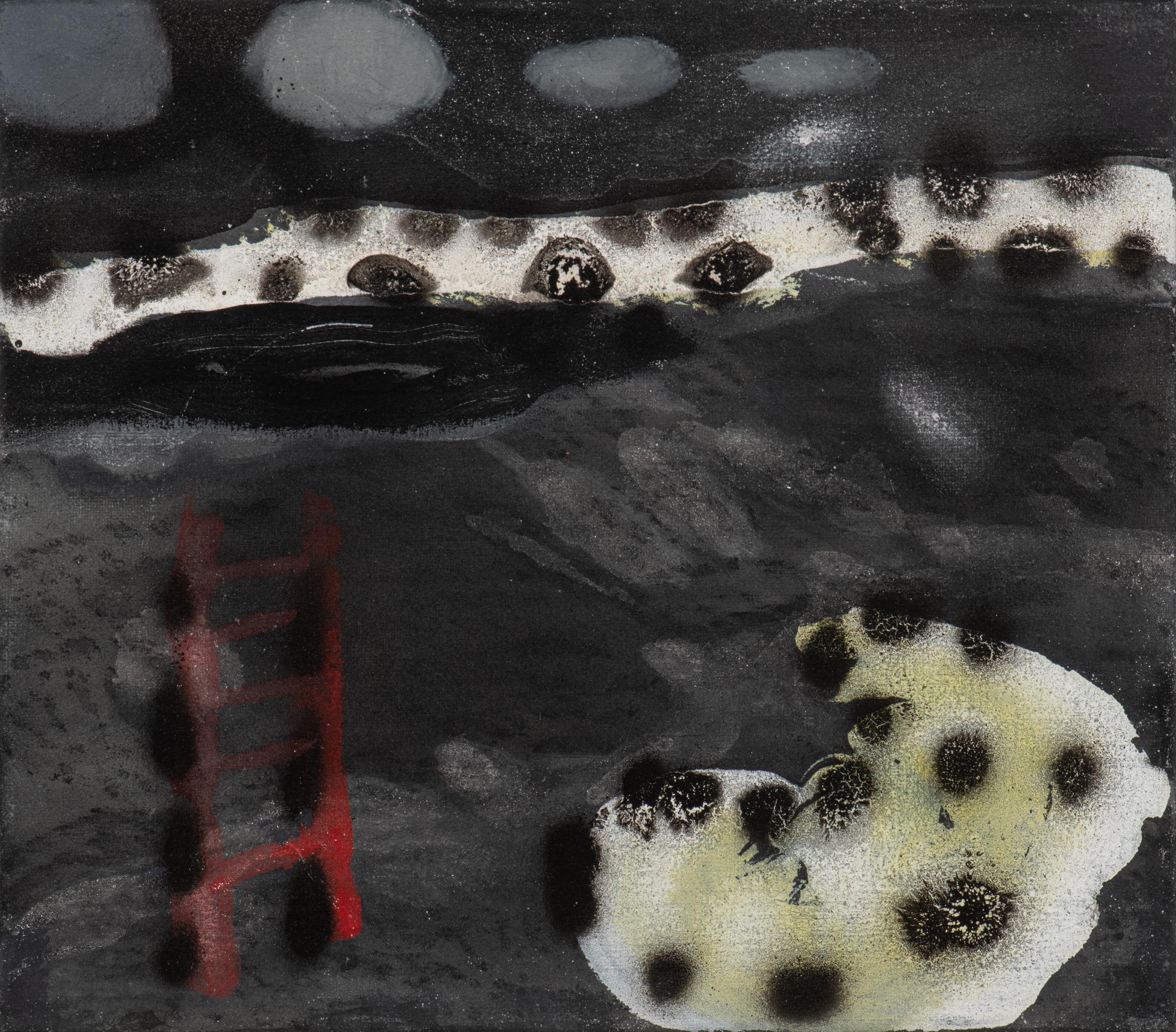 Artwork by Jan Snijder, Tuin [Garden], Made of Tempera on canvas