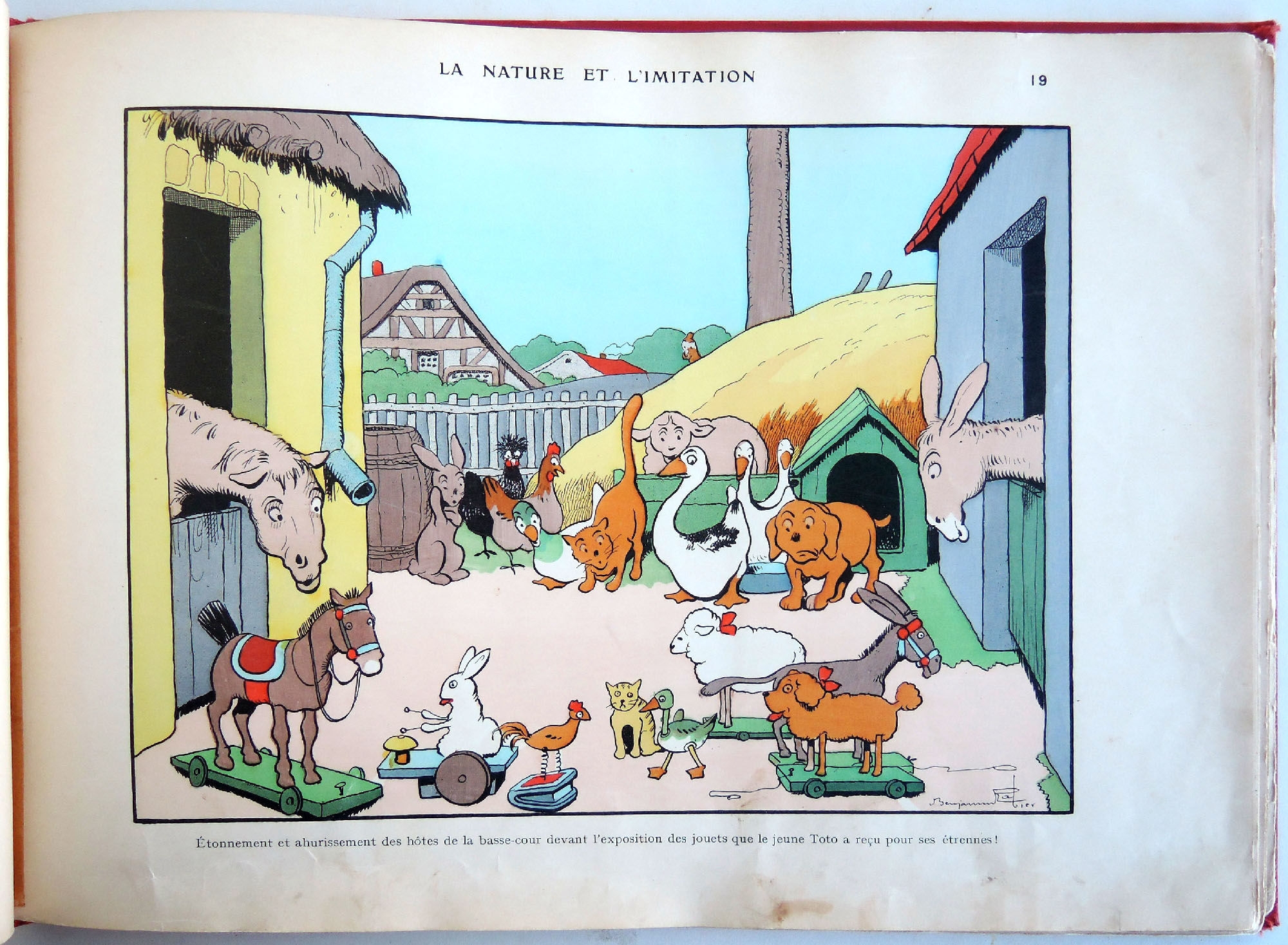 Benjamin Rabier | SCENES de ls VIE PRIVEE DE ANIMAUX | MutualArt