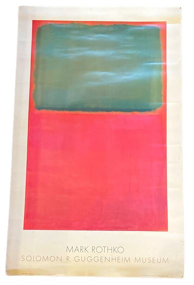 MARK ROTHKO GUGGENHEIM Art Poster 1978 PACE by Mark Rothko