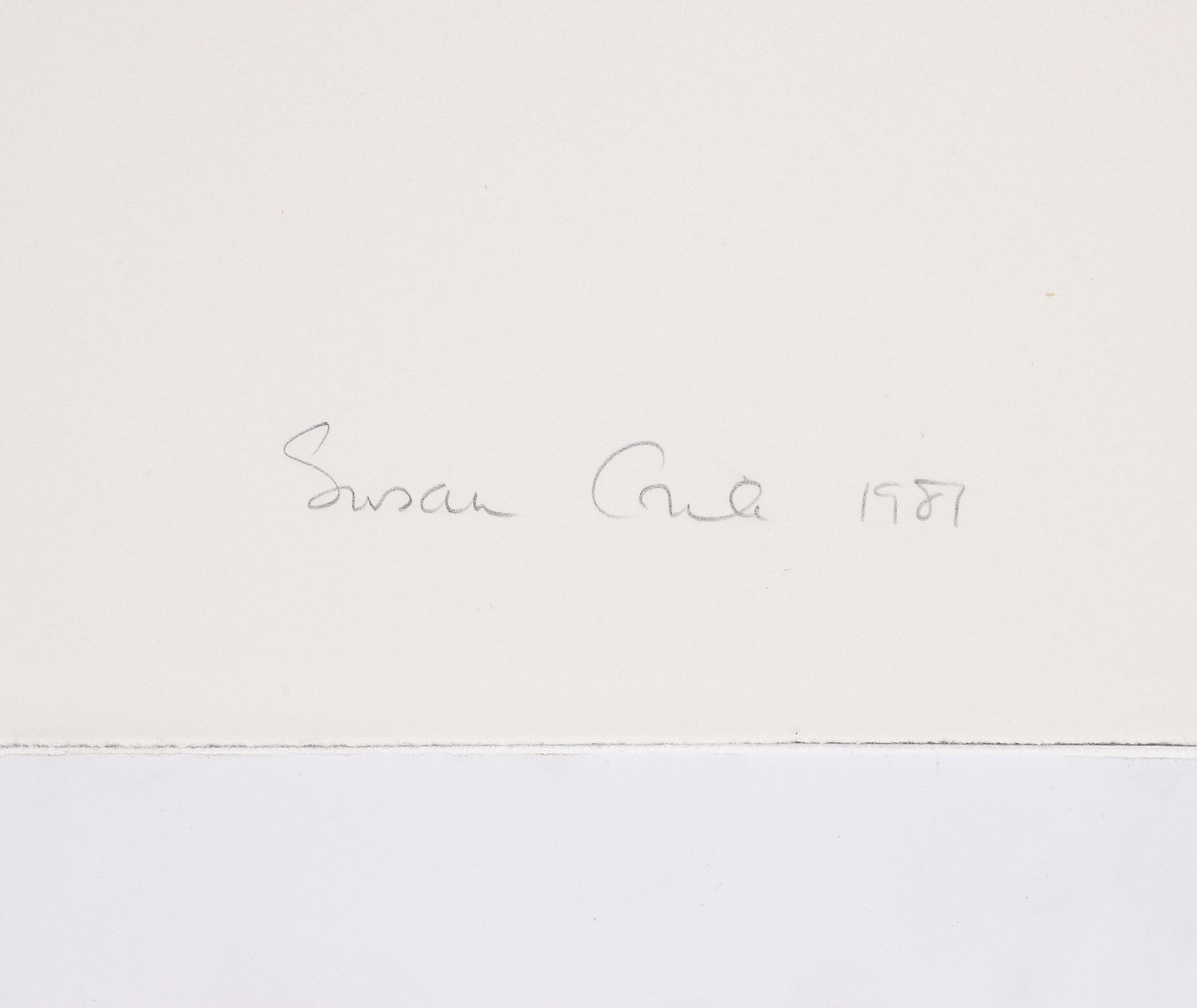 Artwork by Susan Crile, Expansion, Made of color lithograph on BFK Rives