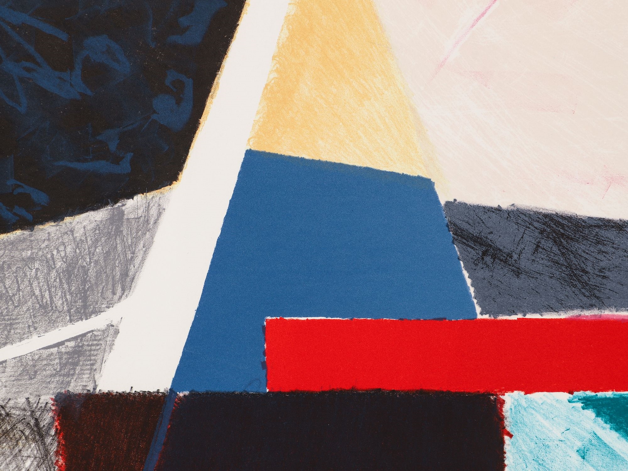 Artwork by Susan Crile, Expansion, Made of color lithograph on BFK Rives